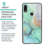 Green Marble Glass case for Xiaomi Redmi Note 7 Pro