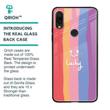 Lucky Abstract Glass Case for Xiaomi Redmi Note 7 Pro