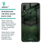 Green Leather Glass Case for Xiaomi Redmi Note 7 Pro