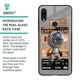 Space Ticket Glass Case for Xiaomi Redmi Note 7 Pro