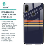 Tricolor Stripes Glass Case For Xiaomi Redmi Note 7 Pro