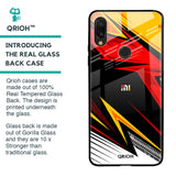 Race Jersey Pattern Glass Case For Xiaomi Redmi Note 7 Pro