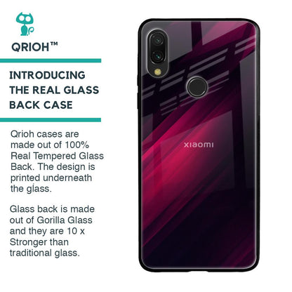 Razor Black Glass Case for Xiaomi Redmi Note 7 Pro