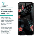 Tropical Art Flower Glass Case for Xiaomi Redmi Note 7 Pro