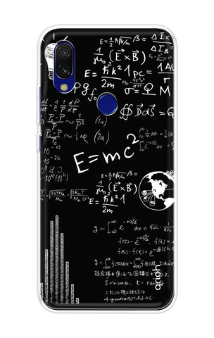 Equation Doodle Xiaomi Redmi 7 Back Cover