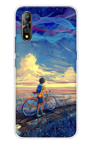 Riding Bicycle to Dreamland Vivo S1 Back Cover