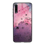 Space Doodles Samsung Galaxy A70 Glass Back Cover Online