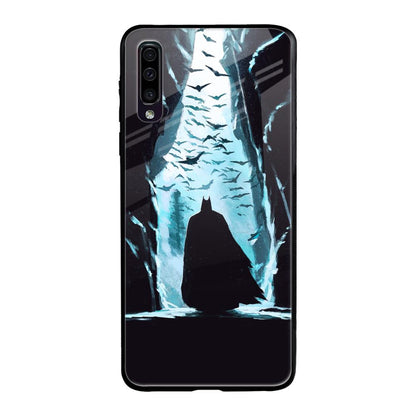 Dark Man In Cave Samsung Galaxy A70 Glass Back Cover Online