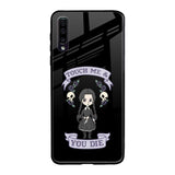 Touch Me & You Die Samsung Galaxy A70 Glass Back Cover Online