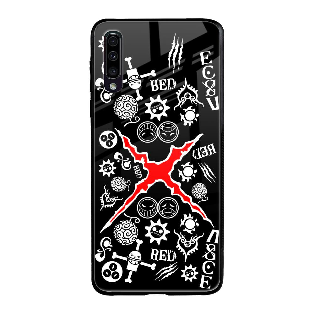 Red Zone Samsung Galaxy A70 Glass Back Cover Online