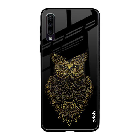 Golden Owl Samsung Galaxy A70 Glass Back Cover Online