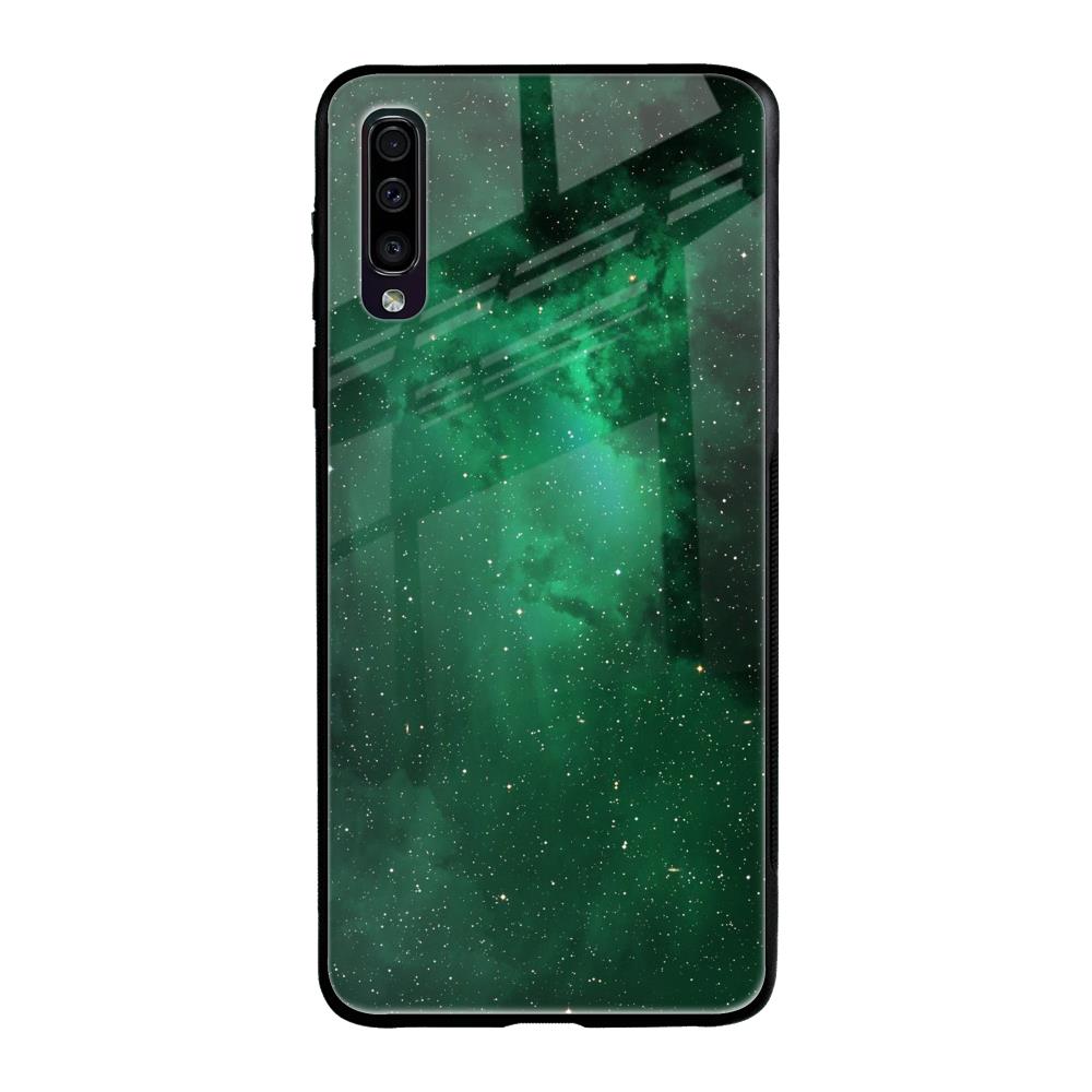 Emerald Firefly Samsung Galaxy A70 Glass Back Cover Online