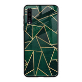 Abstract Green Samsung Galaxy A70 Glass Back Cover Online