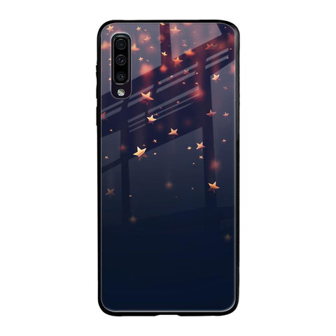 Falling Stars Samsung Galaxy A70 Glass Back Cover Online