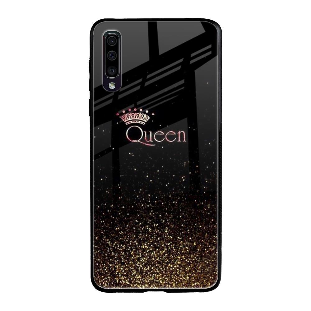I Am The Queen Samsung Galaxy A70 Glass Back Cover Online