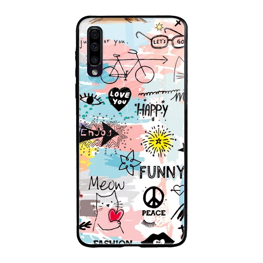 Just For You Samsung Galaxy A70 Glass Back Cover Online