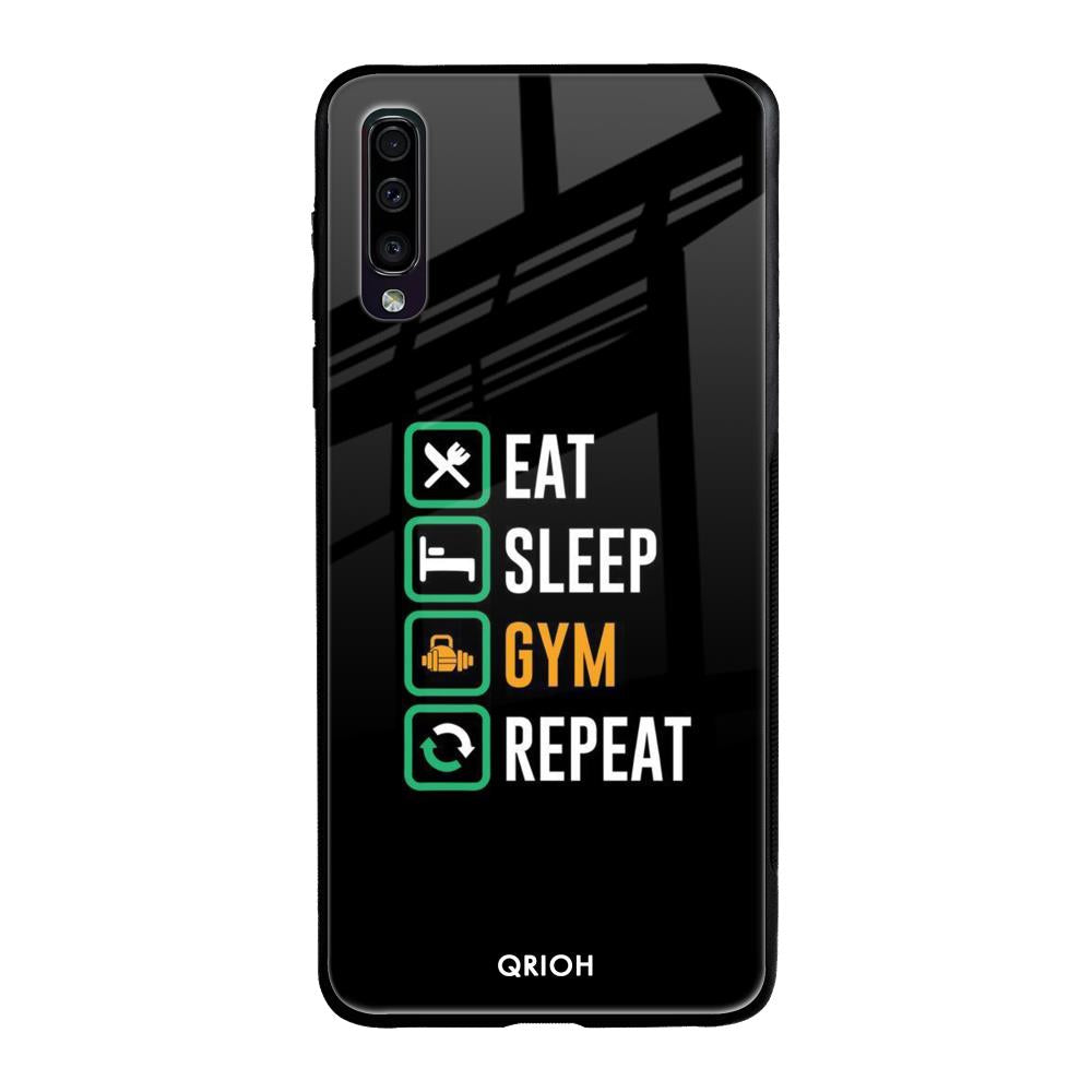 Daily Routine Samsung Galaxy A70 Glass Back Cover Online