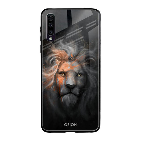 Devil Lion Samsung Galaxy A70 Glass Back Cover Online