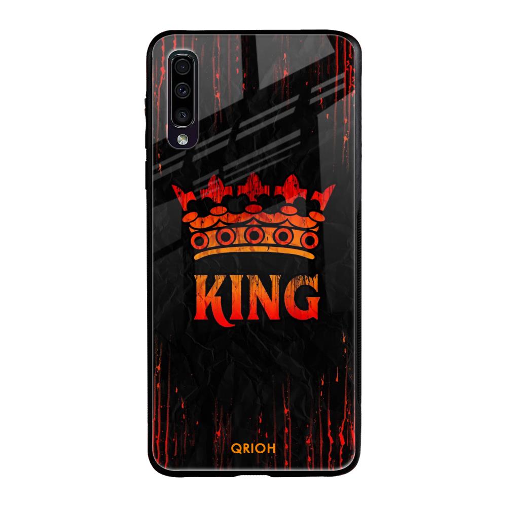 Royal King Samsung Galaxy A70 Glass Back Cover Online
