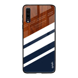 Bold Stripes Samsung Galaxy A70 Glass Back Cover Online