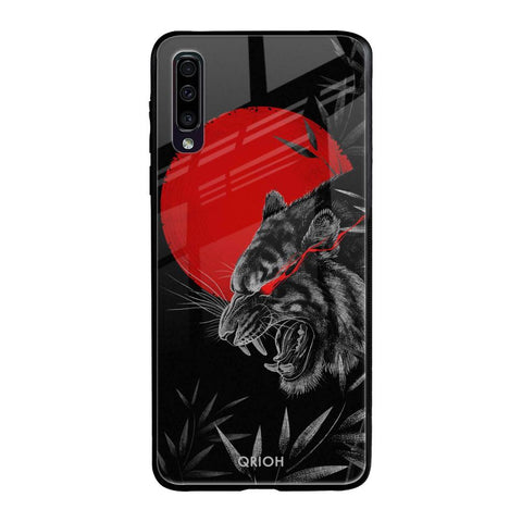Red Moon Tiger Samsung Galaxy A70 Glass Back Cover Online
