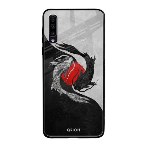Japanese Art Samsung Galaxy A70 Glass Back Cover Online