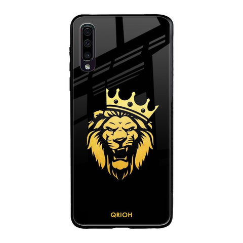 Lion The King Samsung Galaxy A70 Glass Back Cover Online