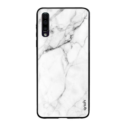 Modern White Marble Samsung Galaxy A70 Glass Back Cover Online