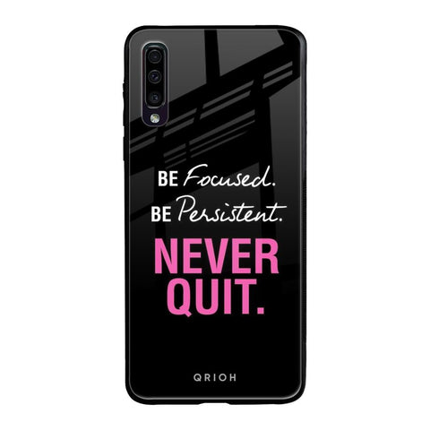 Be Focused Samsung Galaxy A70 Glass Back Cover Online