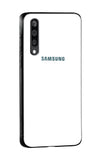 Arctic White Glass Case for Samsung Galaxy A70
