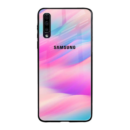 Colorful Waves Samsung Galaxy A70 Glass Cases & Covers Online