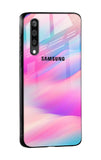 Colorful Waves Glass case for Samsung Galaxy A70
