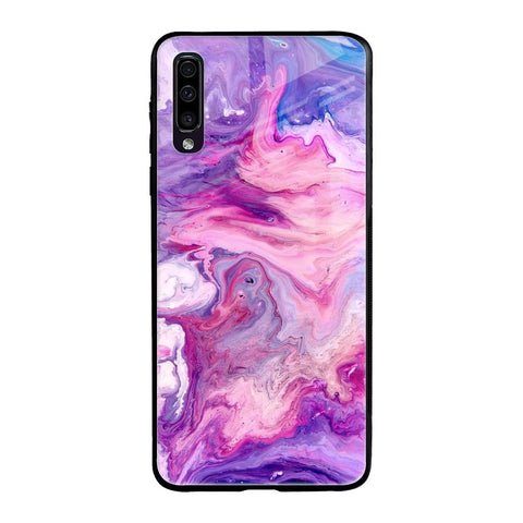 Cosmic Galaxy Samsung Galaxy A70 Glass Cases & Covers Online