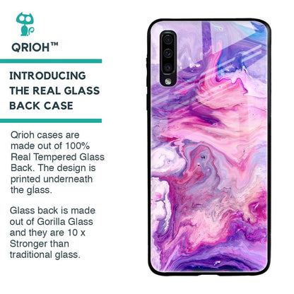 Cosmic Galaxy Glass Case for Samsung Galaxy A70