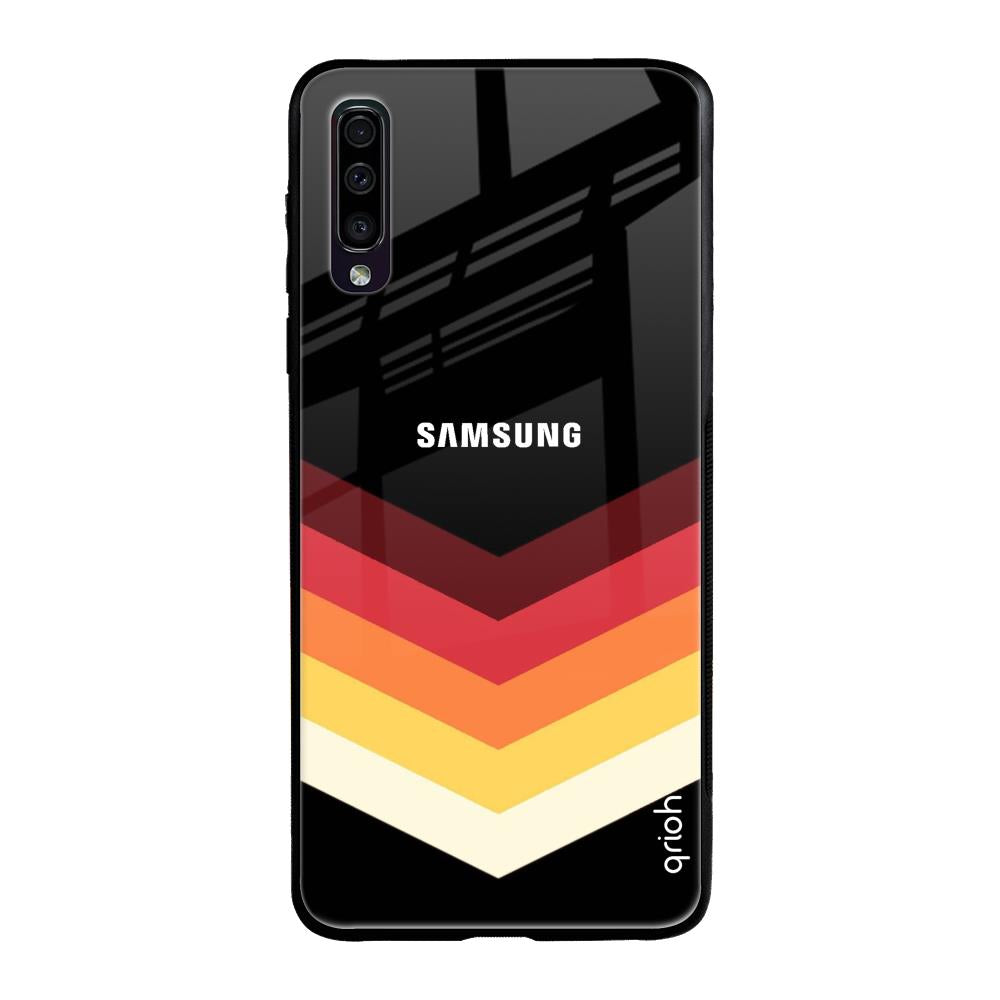 Abstract Arrow Pattern Samsung Galaxy A70 Glass Cases & Covers Online