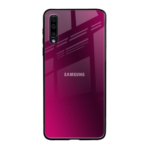 Pink Burst Samsung Galaxy A70 Glass Back Cover Online