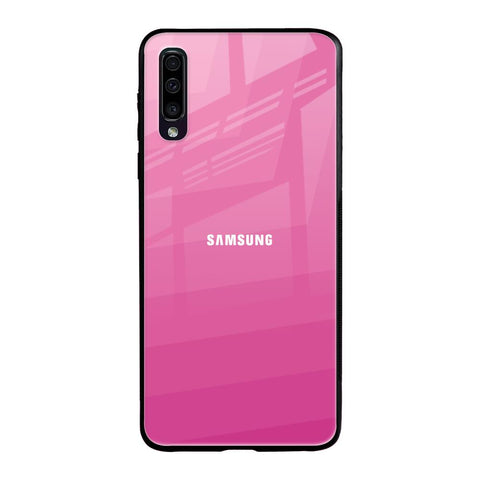 Pink Ribbon Caddy Samsung Galaxy A70 Glass Back Cover Online