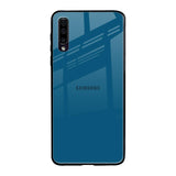 Cobalt Blue Samsung Galaxy A70 Glass Back Cover Online