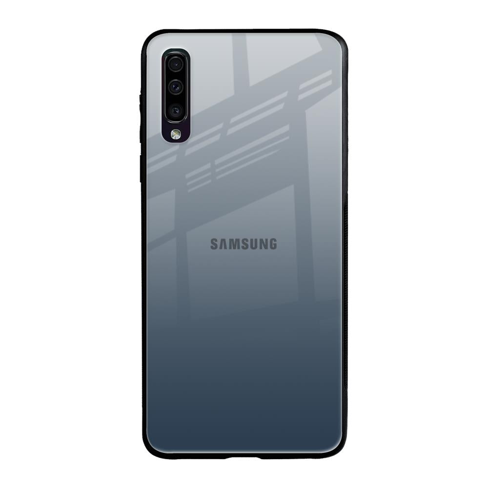 Smokey Grey Color Samsung Galaxy A70 Glass Back Cover Online