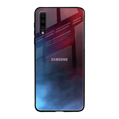 Smokey Watercolor Samsung Galaxy A70 Glass Back Cover Online