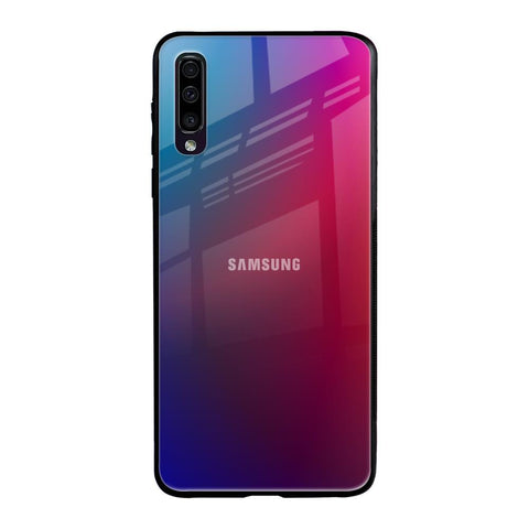 Magical Color Shade Samsung Galaxy A70 Glass Back Cover Online