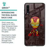Angry Baby Super Hero Glass Case for Samsung Galaxy A70