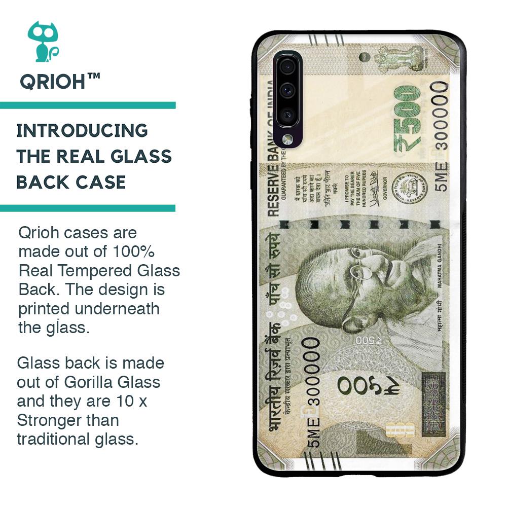 Cash Mantra Glass Case for Samsung Galaxy A70