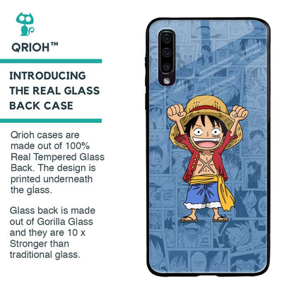 Chubby Anime Glass Case for Samsung Galaxy A70