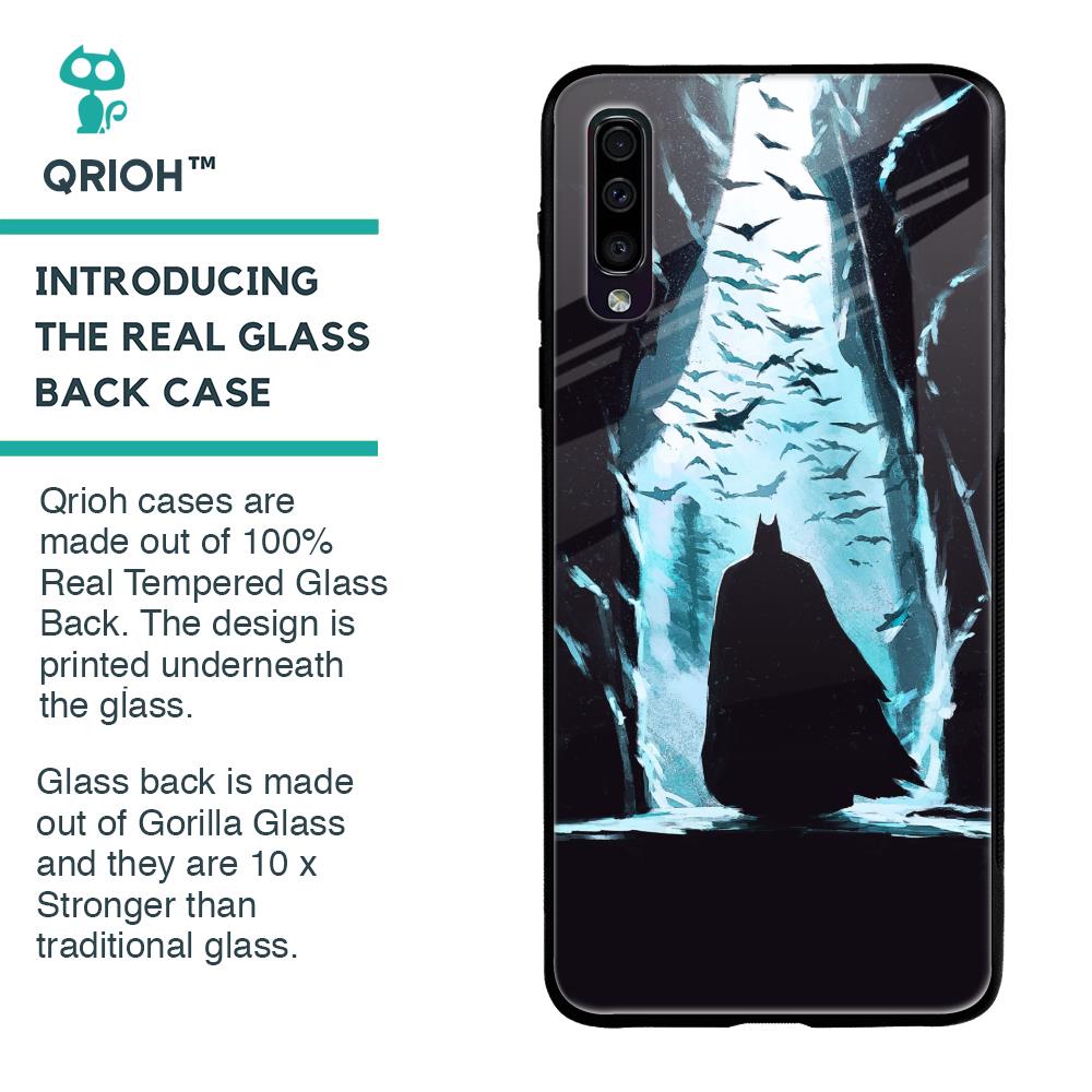 Dark Man In Cave Glass Case for Samsung Galaxy A70