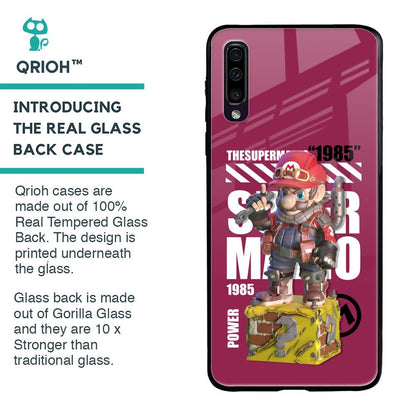 Gangster Hero Glass Case for Samsung Galaxy A70
