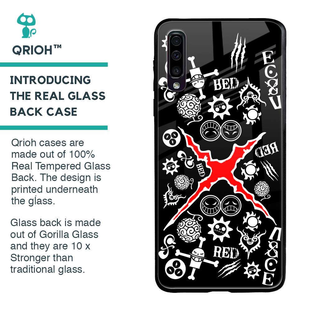 Red Zone Glass Case for Samsung Galaxy A70