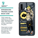 Cool Sanji Glass Case for Samsung Galaxy A70