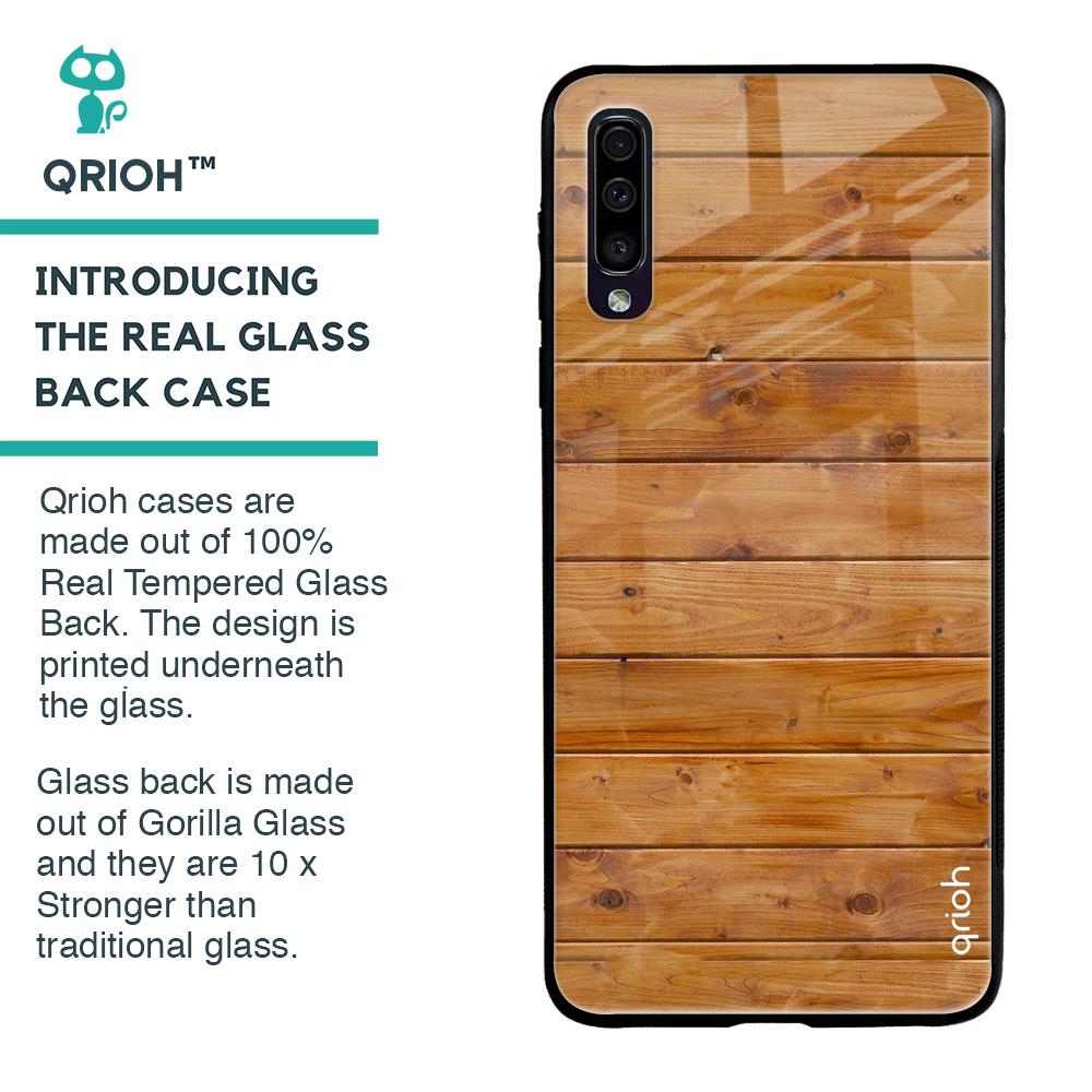 Timberwood Glass Case for Samsung Galaxy A70