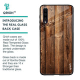 Timber Printed Glass case for Samsung Galaxy A70